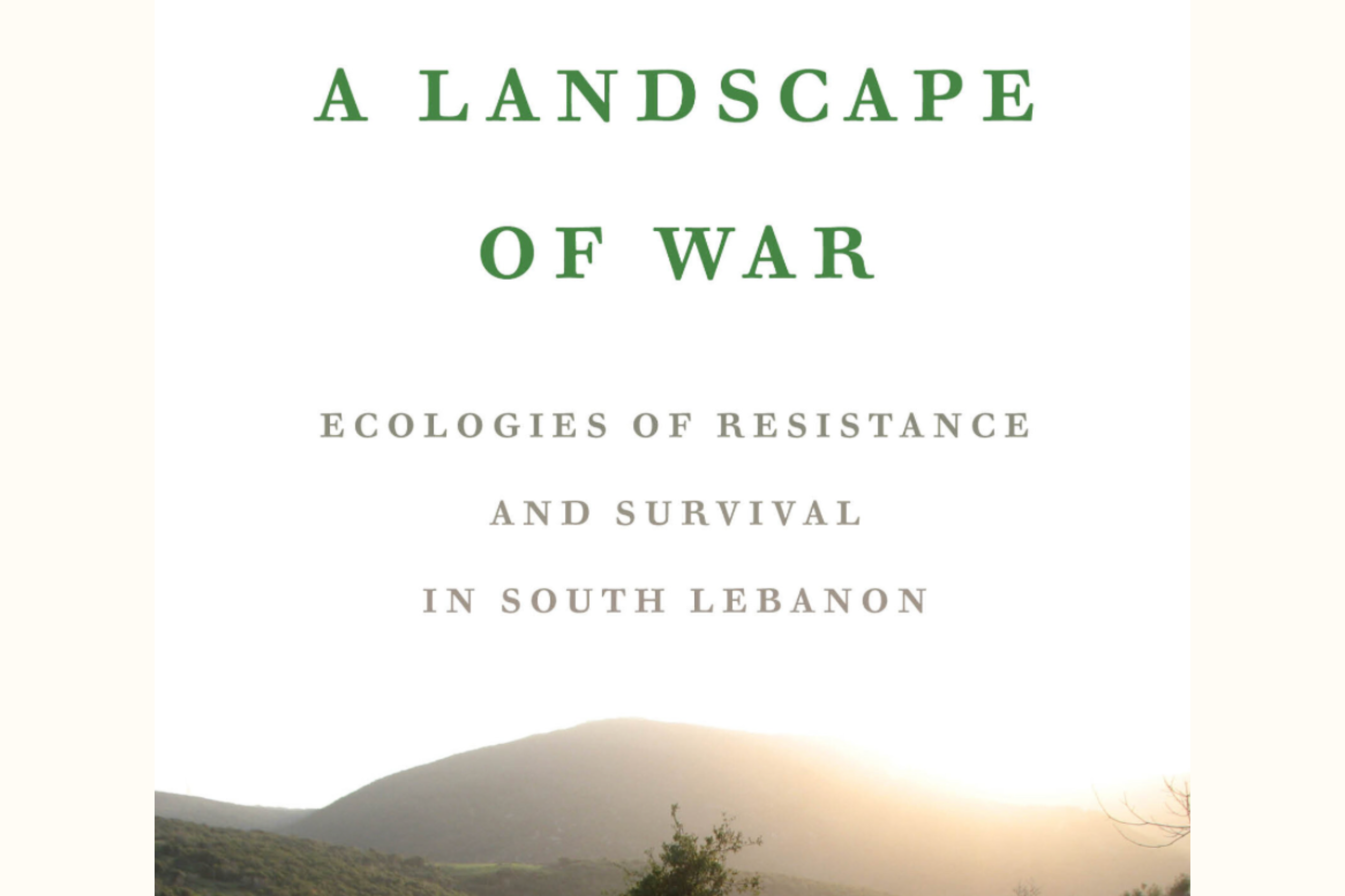 book cover of a landscape